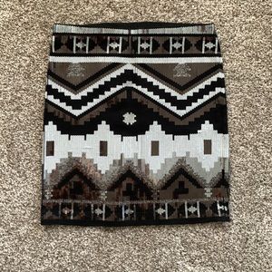 Sequin skirt